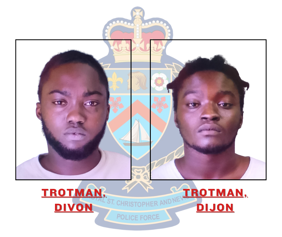Divon and Dijon Trotman Sentenced for Wounding with Intent to Murder
