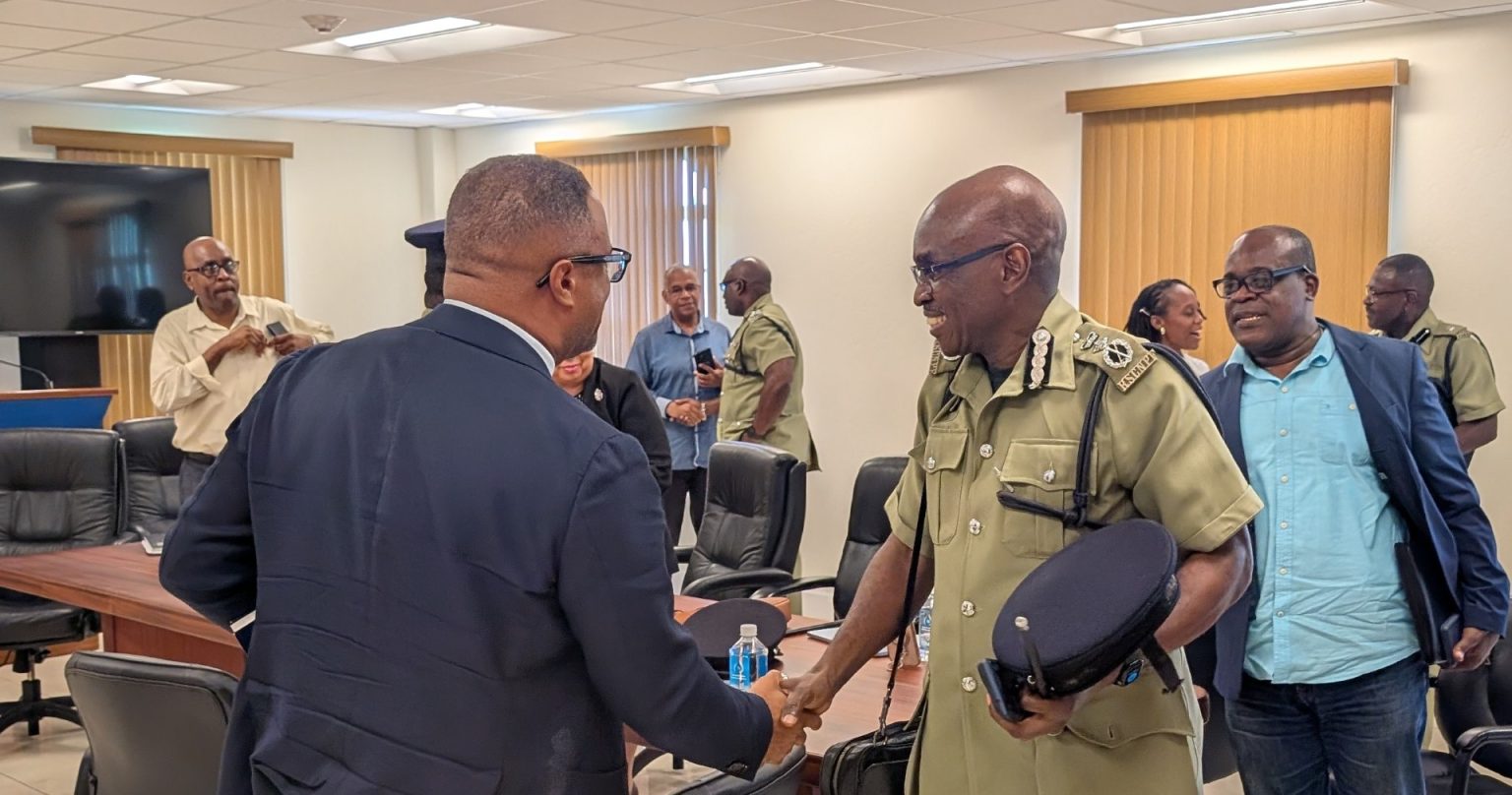Premier Brantley Praises Police High Command, Security Forces, and PM Dr. Drew as Violent Crime Drops