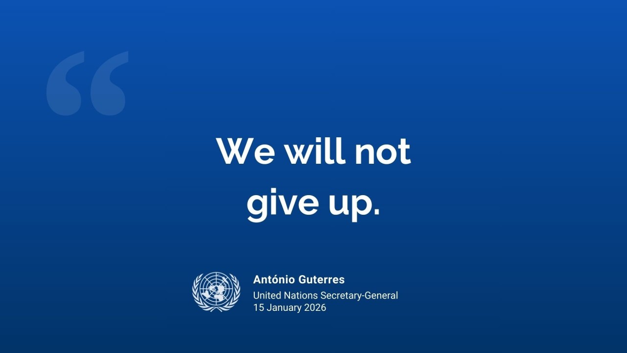 UN Secretary-General Pledges Unwavering Commitment to Justice, Solidarity and A Sustainable Future