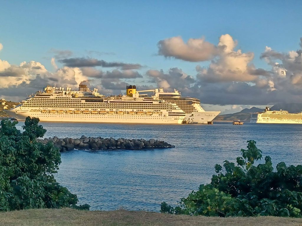 12,296 Passengers Arrive on Four Cruise Ships at Port Zante