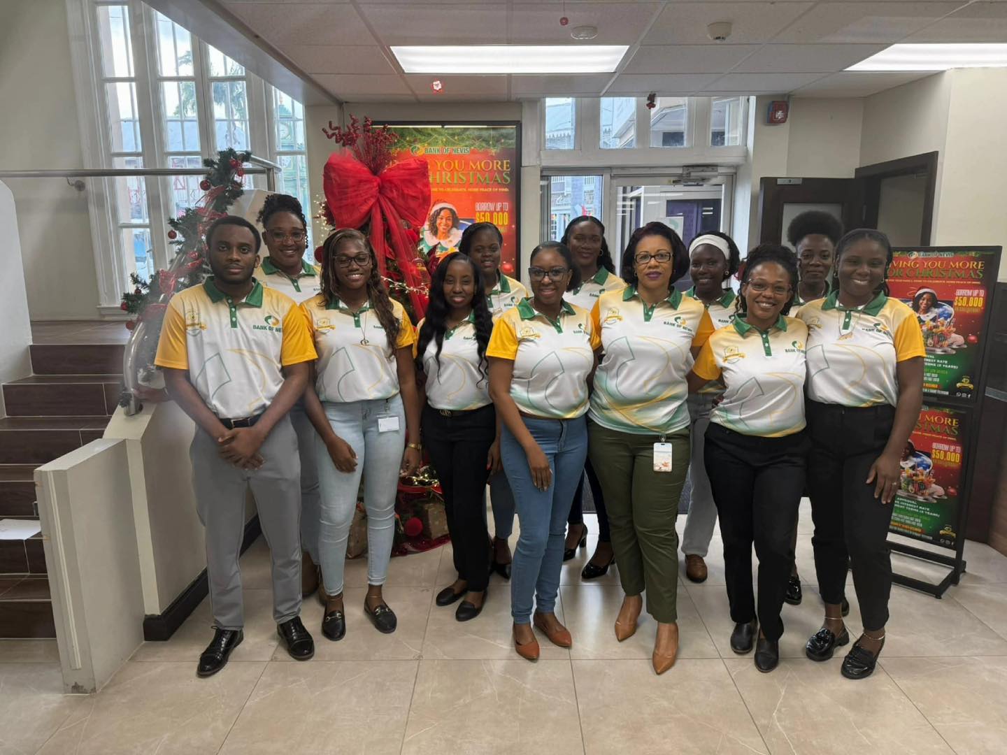 Bank of Nevis Celebrates 40 Years with Staff Pride at Fort Street Branch