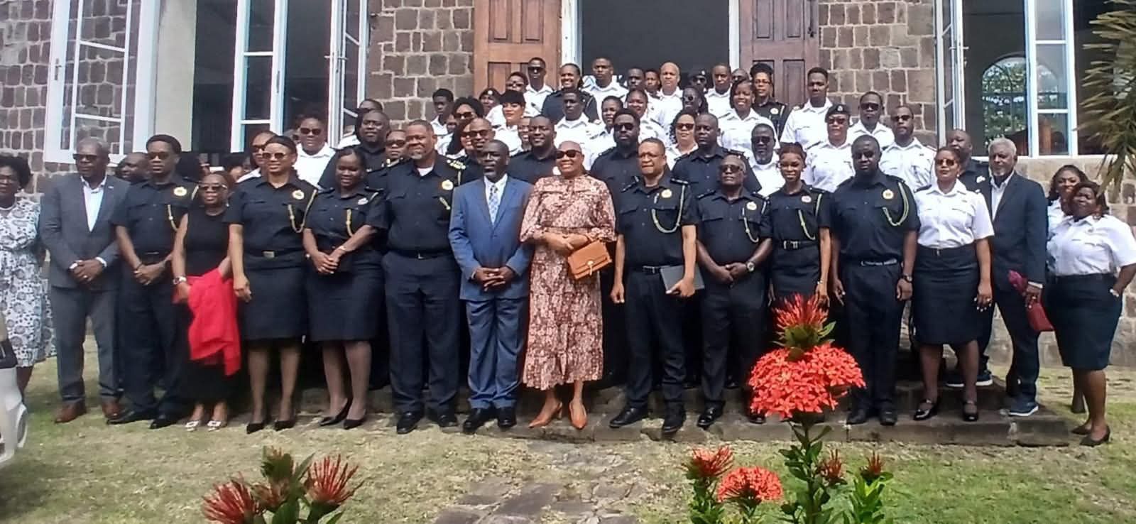 Dame Marcella Joins Customs Officers at Church Service to Mark International Customs Day