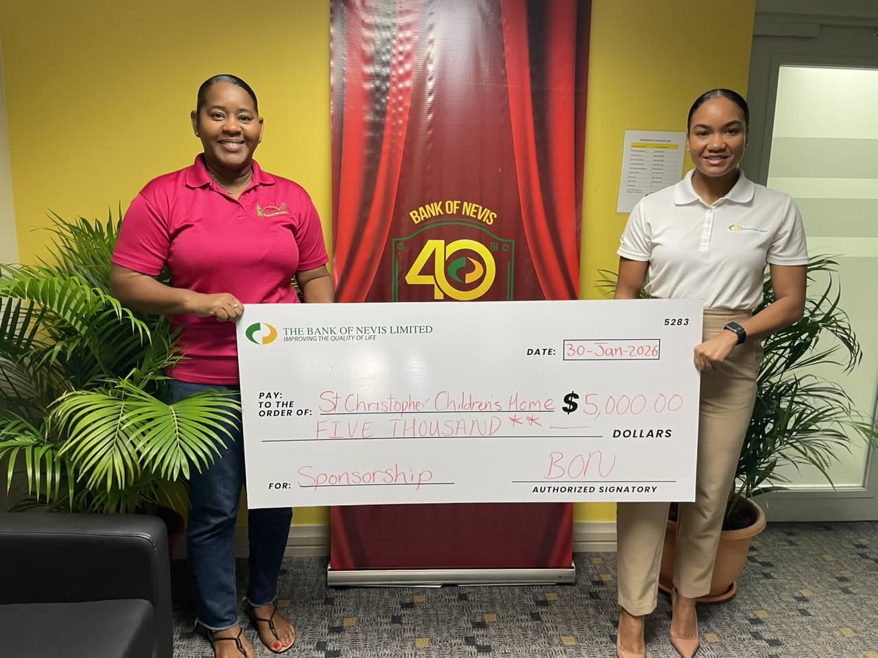Bank of Nevis  Support  Annual Walk & Run for the Children’s Home