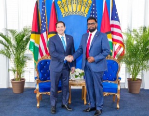 US Secretary Rubio, Guyana’s Ali Discuss Joint Crackdown on Drugs and Transnational Crime