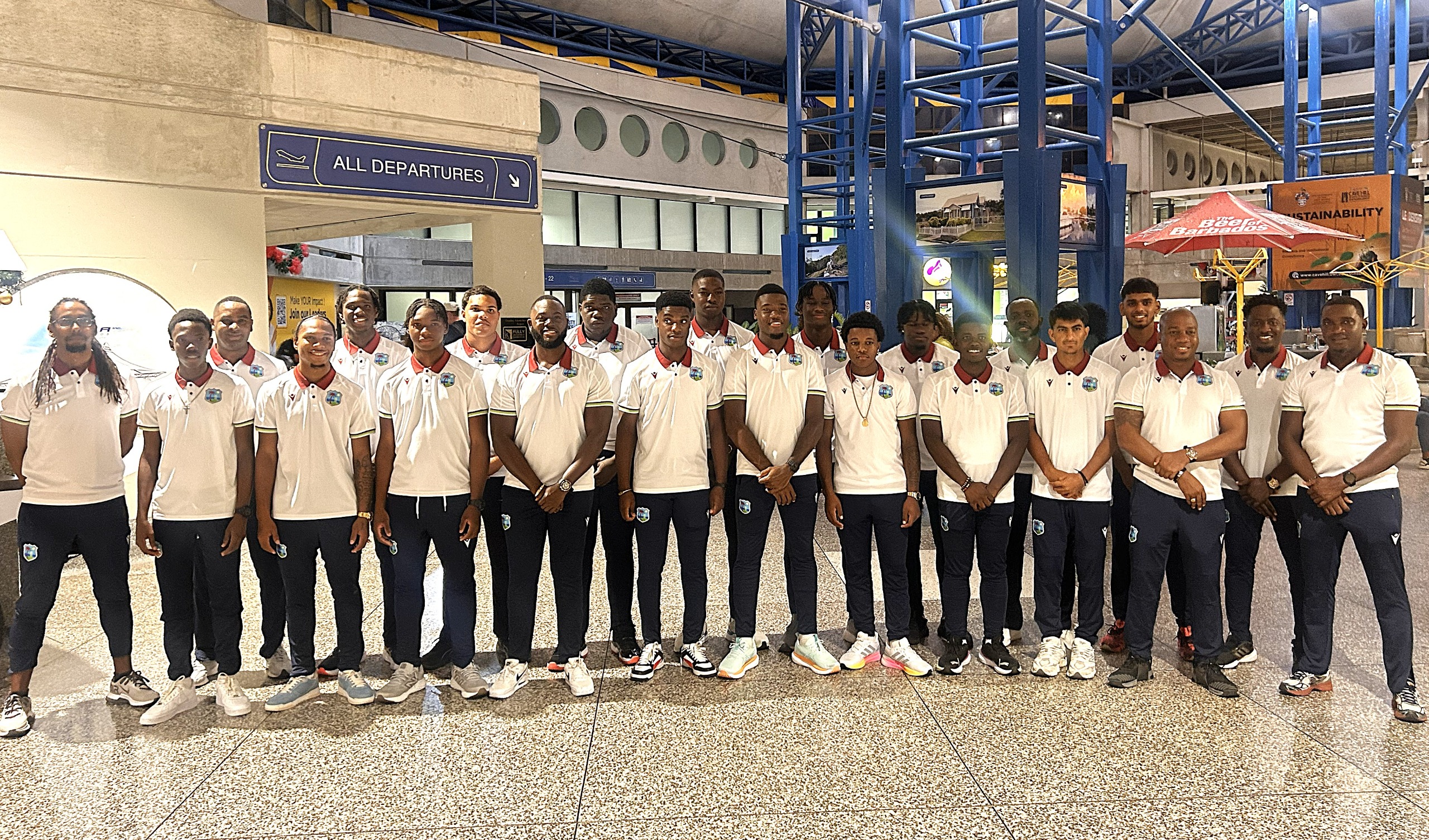 Windies Under-19s Depart for 2026 ICC Men’s Under-19 World Cup