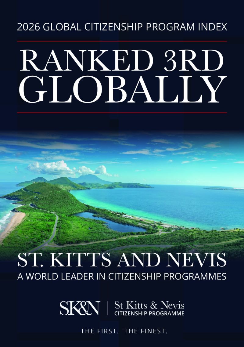 St. Kitts and Nevis Citizenship Programme Ranked Third Globally in 2026 Index