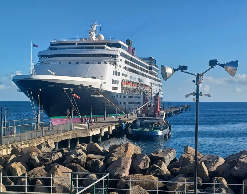 Two Ambassador Sister Ships Meet at Port Zante on Sunday – NevisPages.com