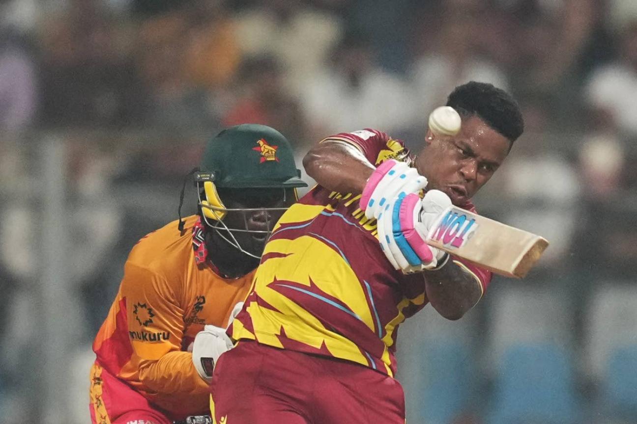 Cricket : Hetmyer, Powell Bludgeon Zimbabwe