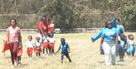 Athletics :  Red House Crowned Champions at Naomi’s Preschool Sports Meet