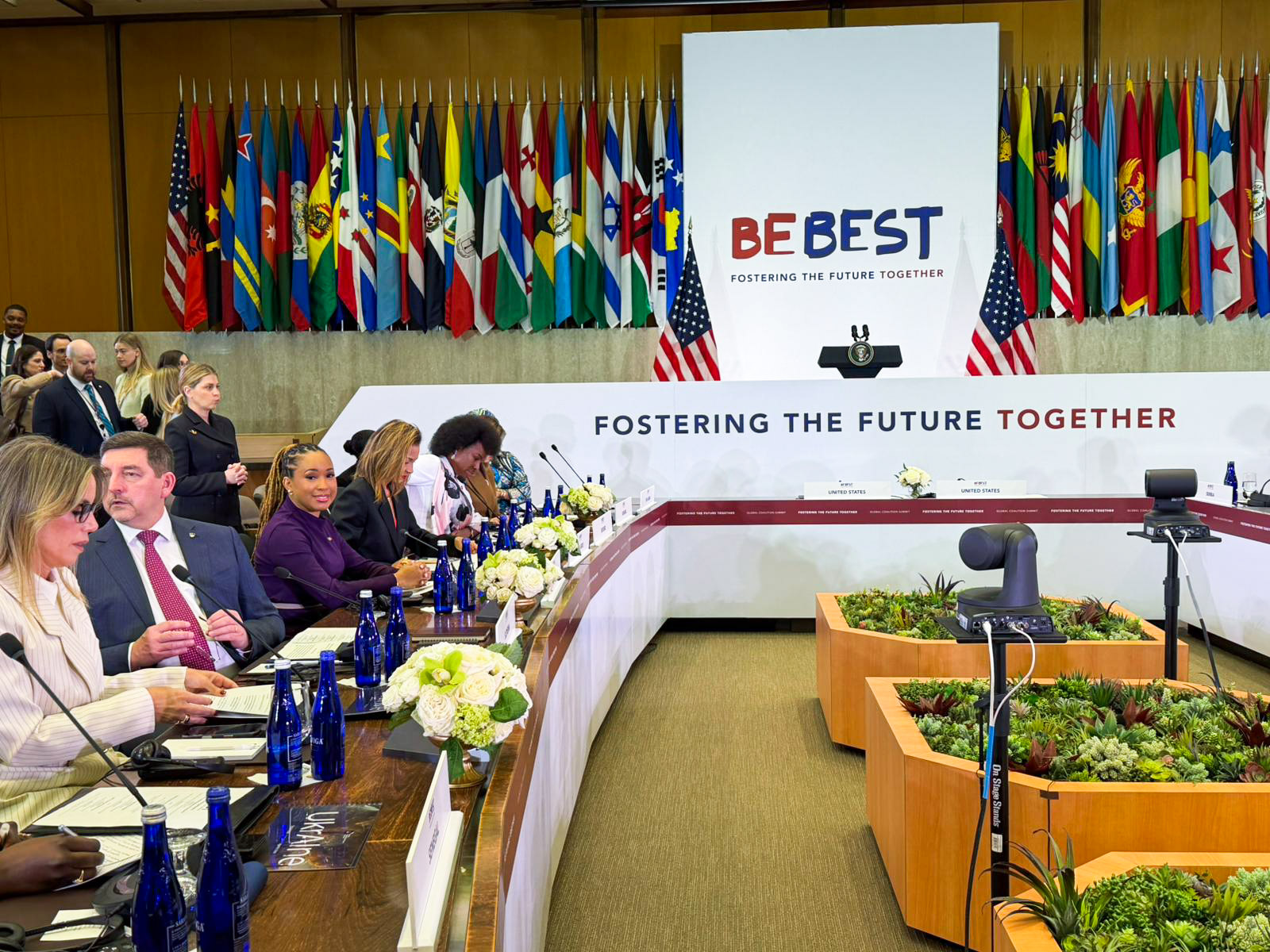 First Lady Diani Prince-Drew Advocates for Children’s Digital Future at Global Summit