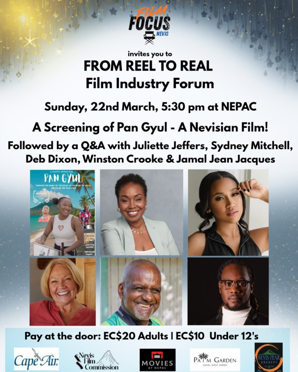 FILM FOCUS NEVIS Presents “From Reel to Real” – You’re Invited