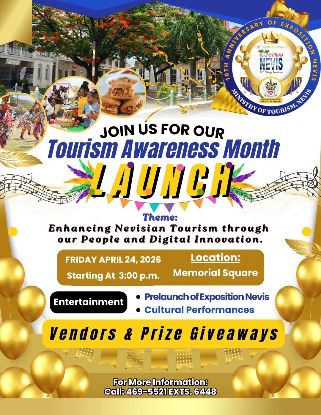 Ministry of Tourism Nevis to Launch Exposition Nevis with Vibrant Pre-Event Celebration