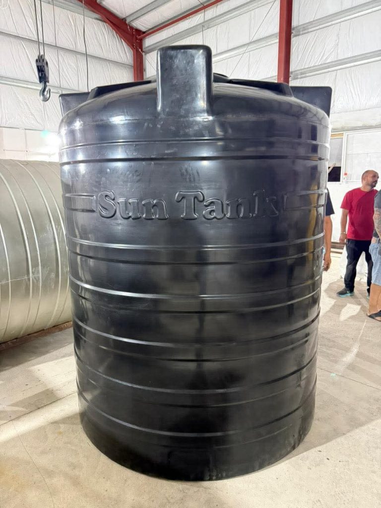 Prime Minister Drew Announces First 1,000-Gallon Water Tank Produced in St. Kitts and Nevis