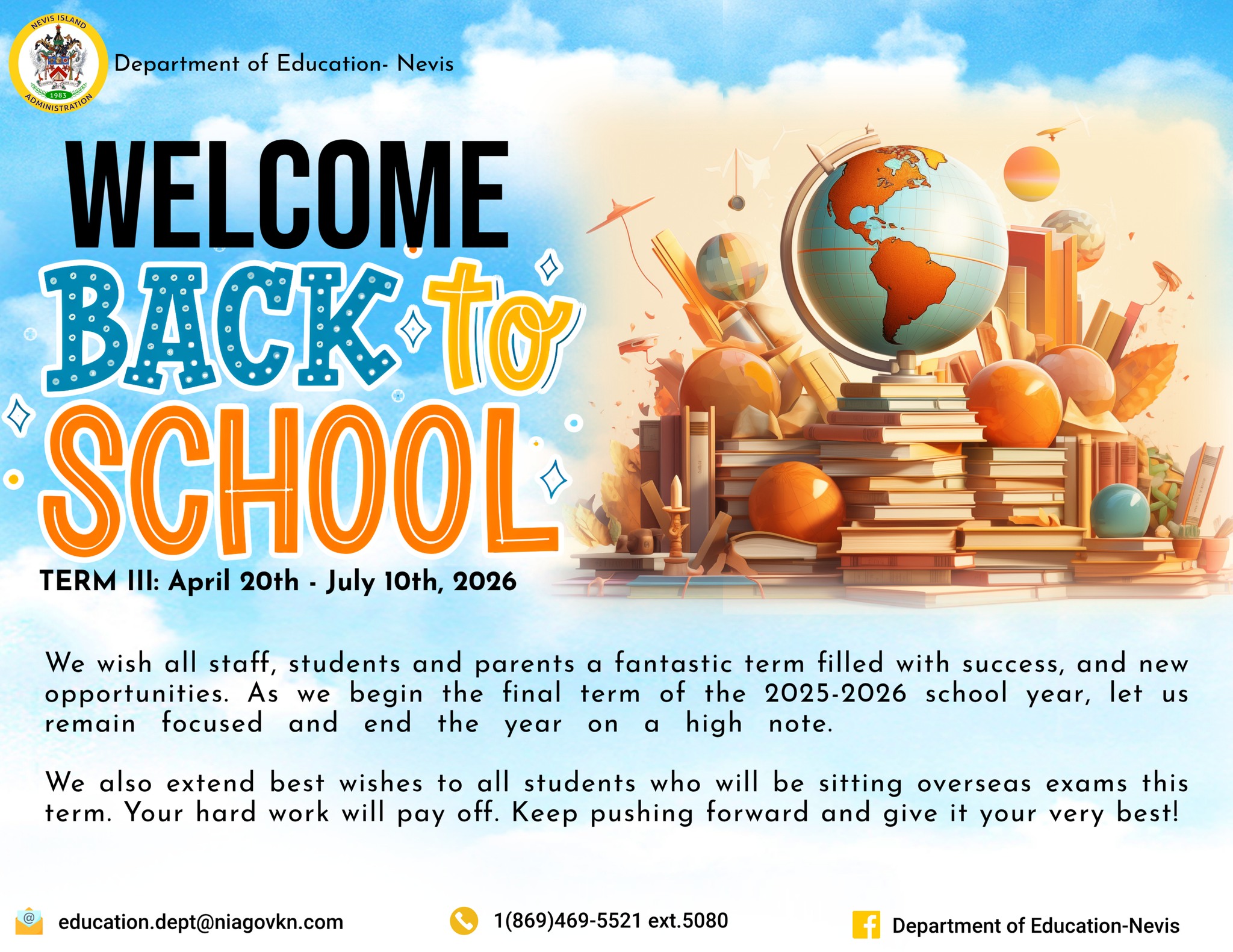 Welcome Back to School: Wishing You a Successful Final Term