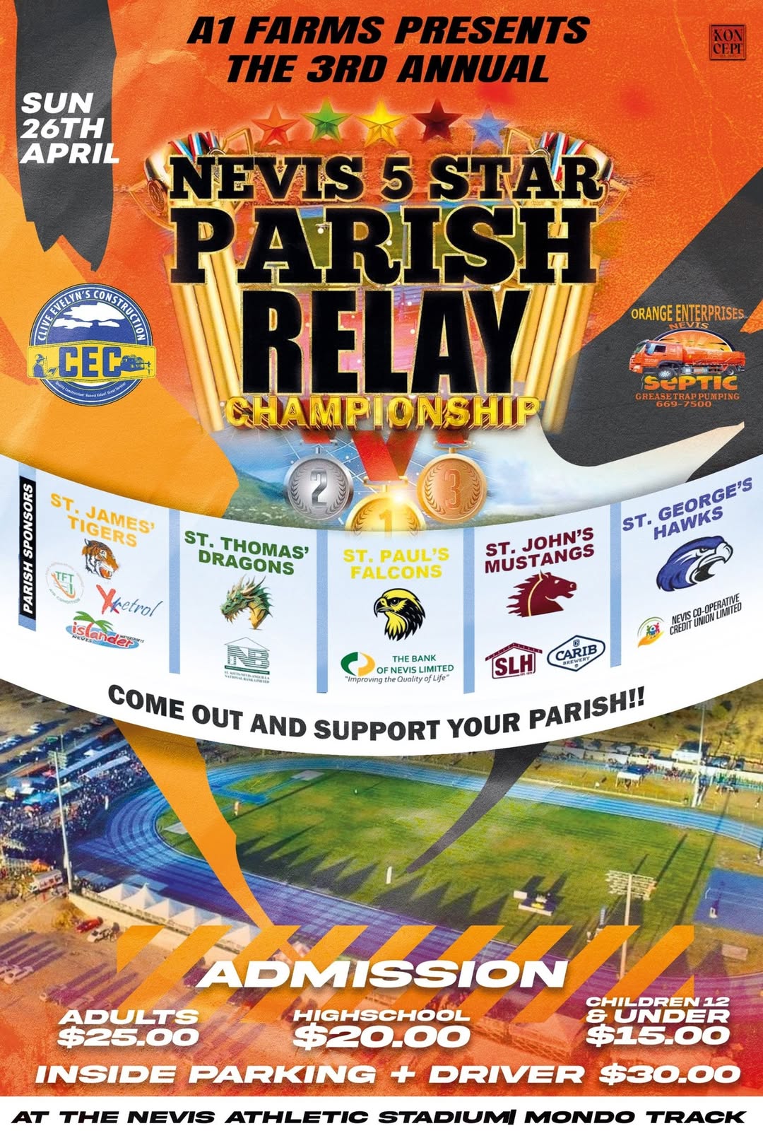 Athletics: Top Commentator Honoured at Parish Relays