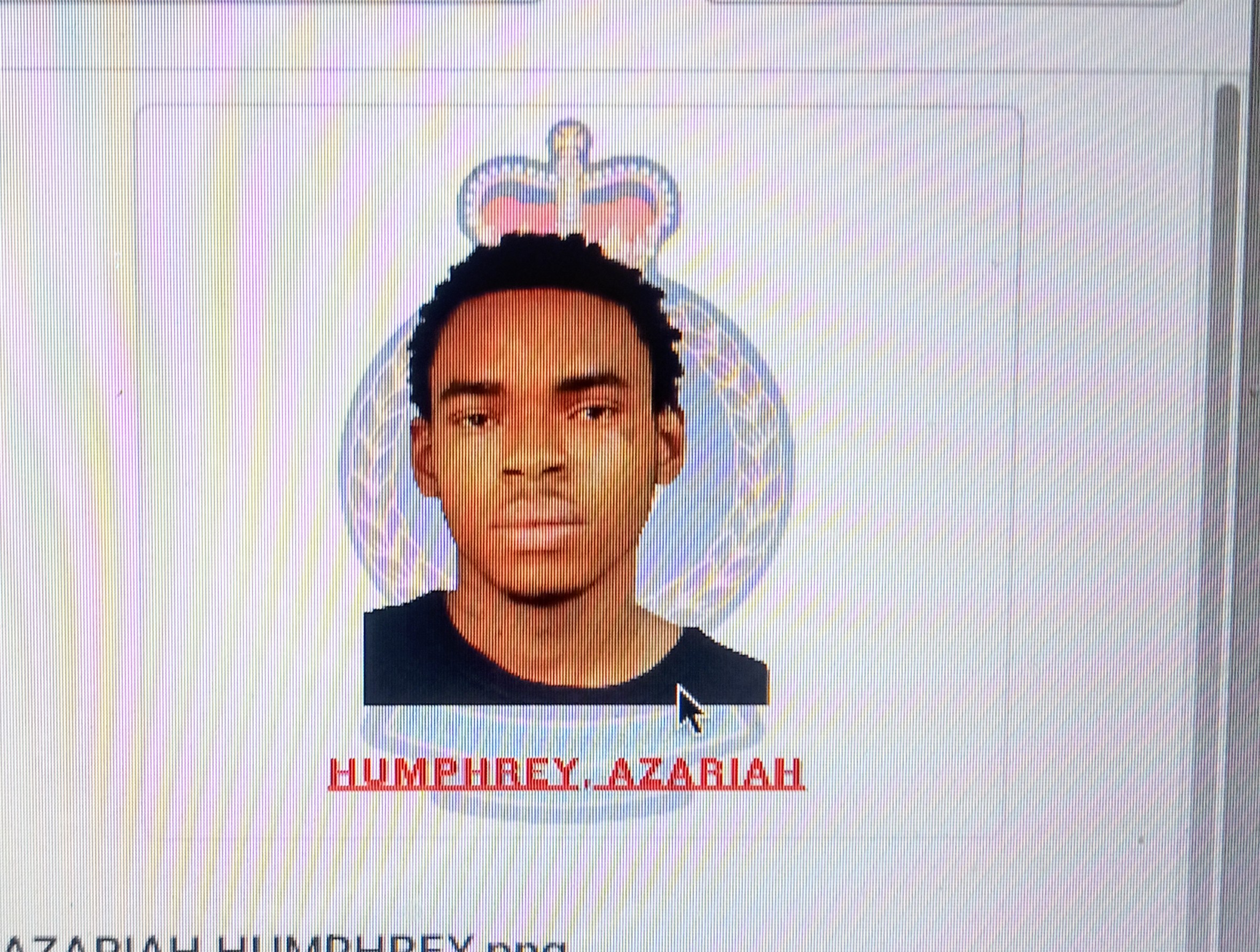 Azariah Humphrey Charged for Larceny and  Malicious Damage