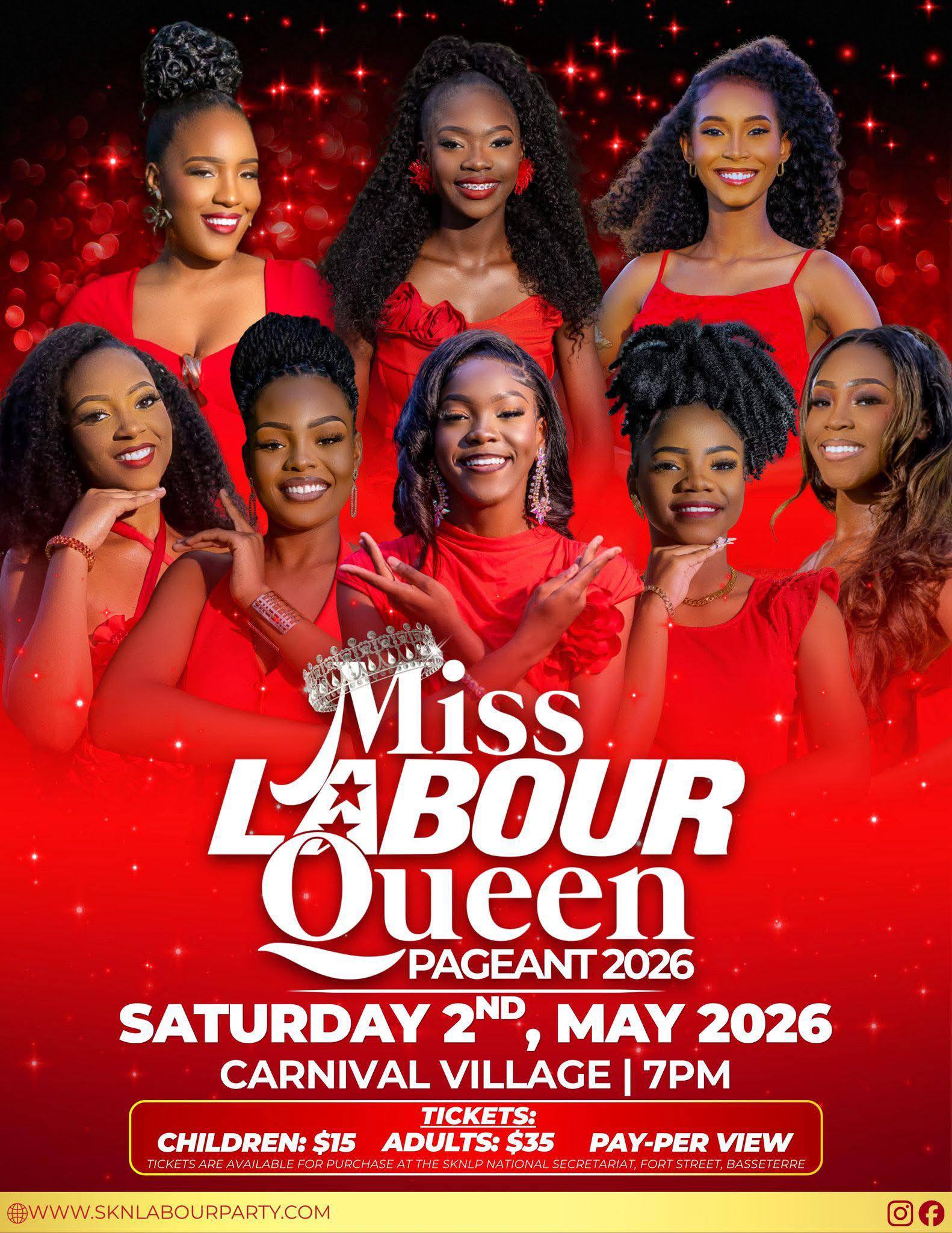 Eight Contestants Vie for Miss Labour 2026 Crown at Carnival Village