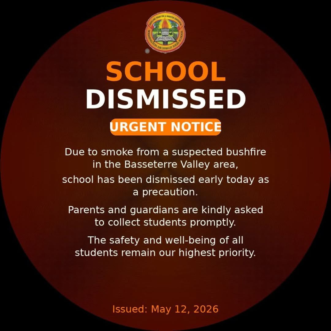 School Dismissed Early Due to Smoke from Suspected Bushfire