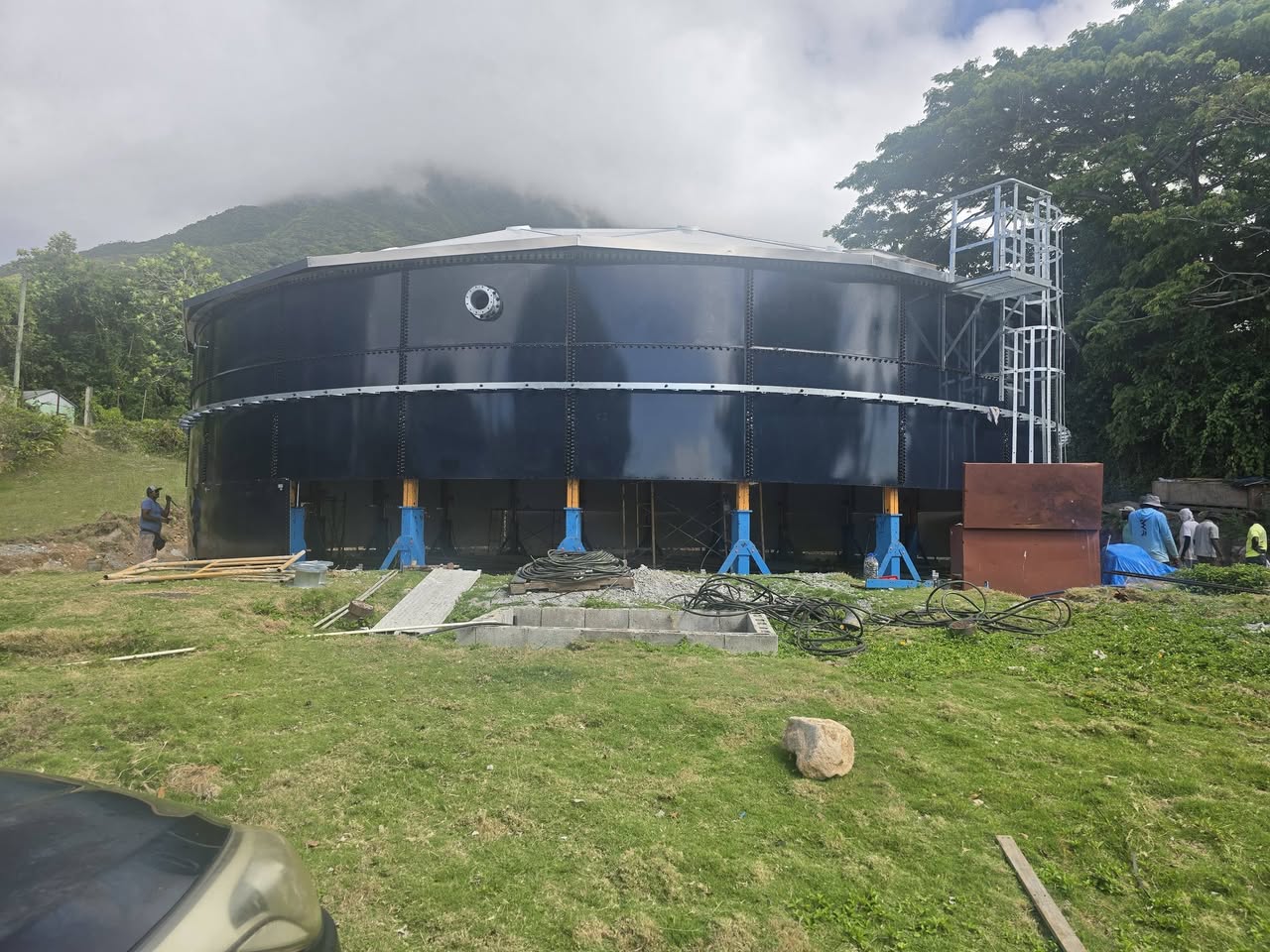 Major Progress Recorded on New 500,000-Gallon Water Storage Tank at Stoney Hill