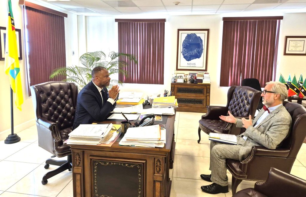 Premier Brantley Welcomes Argentine Ambassador for Diplomatic Engagement in Nevis