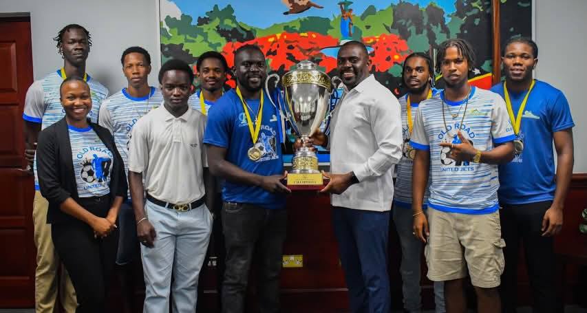 Old Road United Jets Football Champions Federal Cabinet visit –