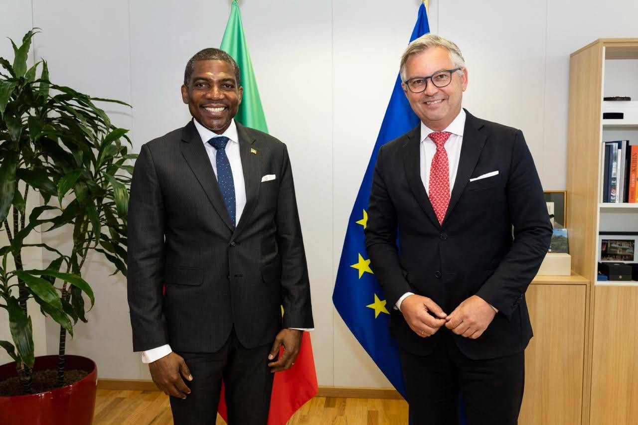PM Drew Meets with European Commissioner Magnus Brunner