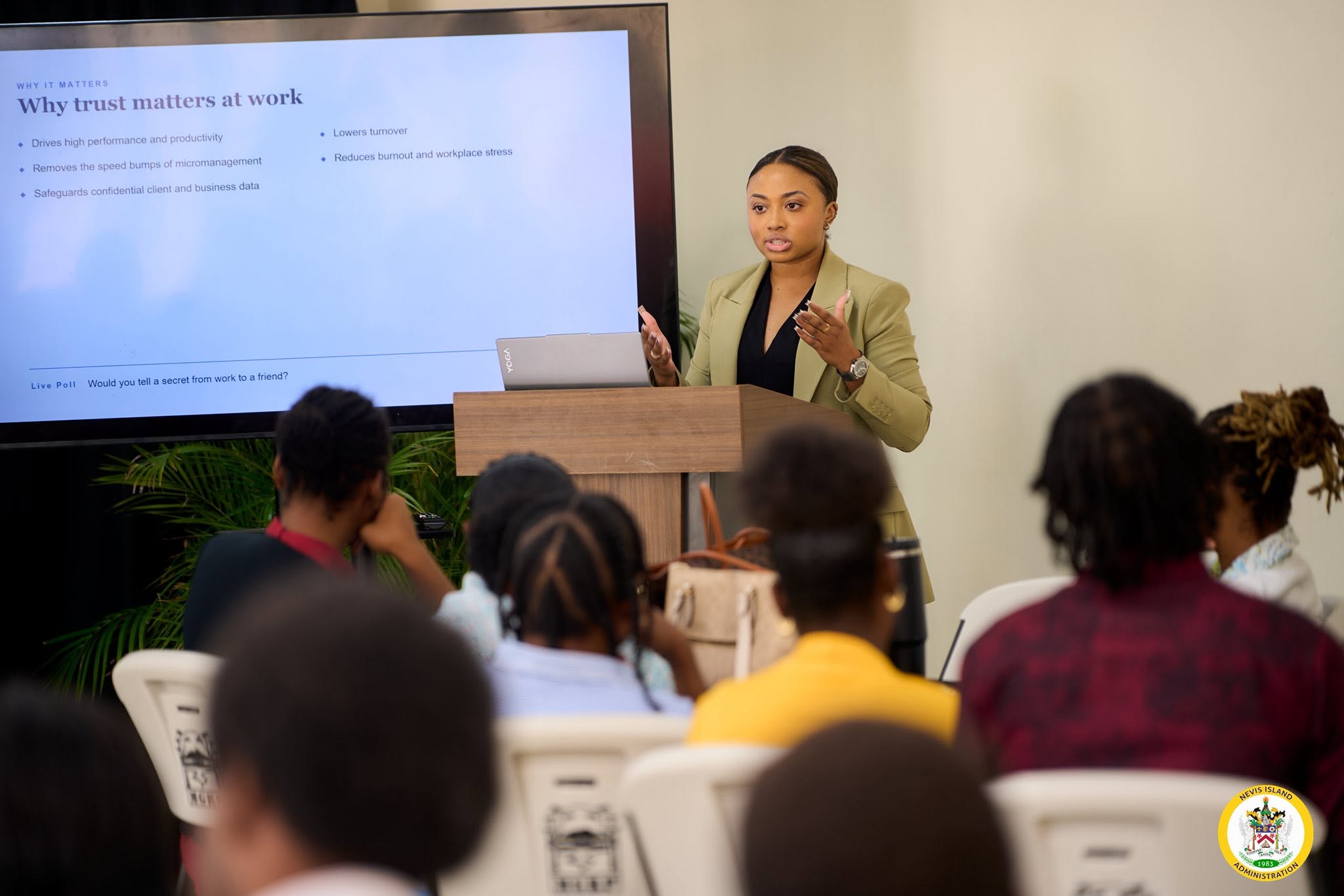 Summer Job Attachment Participants Encouraged to Build Trust in the Workplace