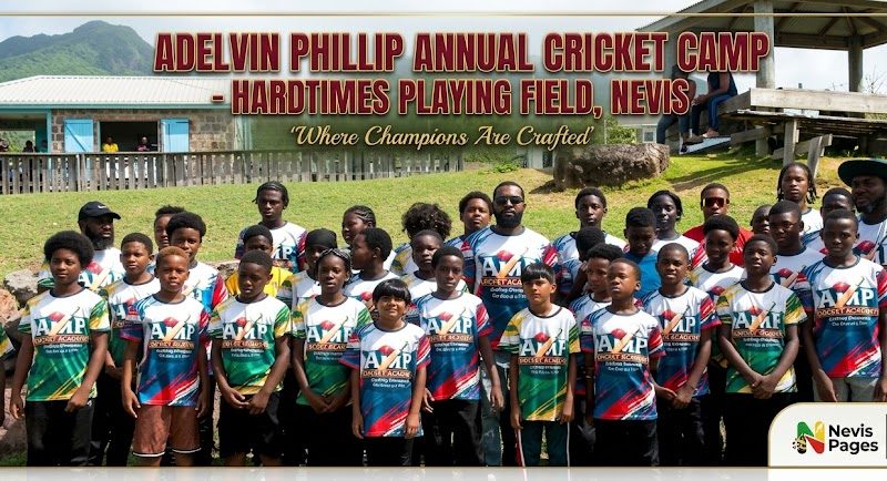 Hon. Troy Liburd and Sponsors Commend Annual Adelvin Phillip Cricket Camp at Hardtimes Playing Field