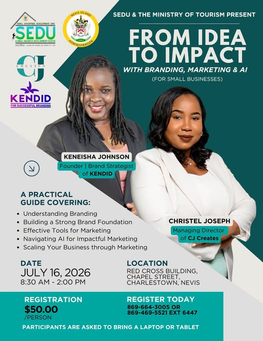Turn Your Ideas Into Impact: SEDU and Ministry of Tourism to Host Branding, Marketing & AI Workshop for Small Businesses