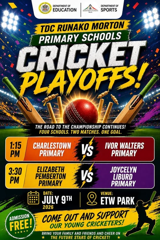 Primary Schools Cricket Semi-Finals Set for Today