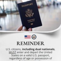 U.S. Dual Nationals Must Enter and Depart U.S. Using U.S. Passport; May Not Use Foreign Passport For ESTA