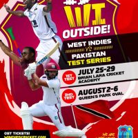Cricket : West Indies Set to Host Pakistan in Exciting Two-Test Series