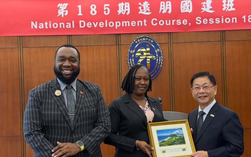 SKN Foreign Service Officer Chosen as Class Representative at National Development Course in Taiwan –