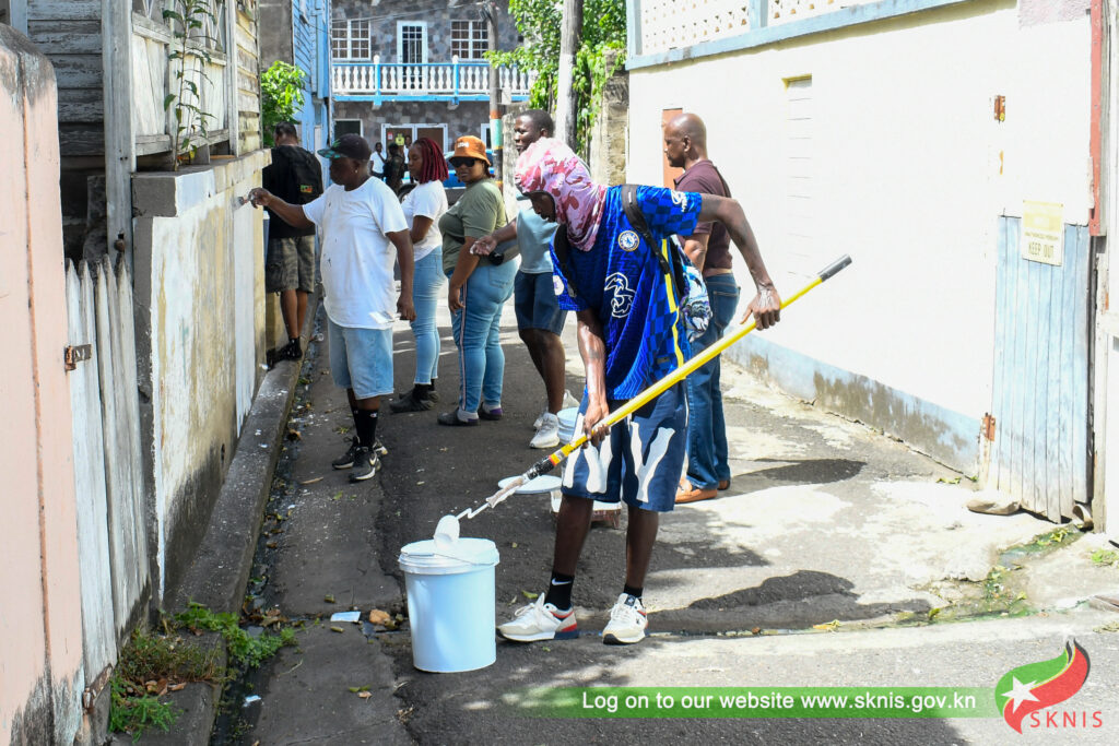 Community Stakeholders Unite to Remove Gang Graffiti and Beautify Mcknight
