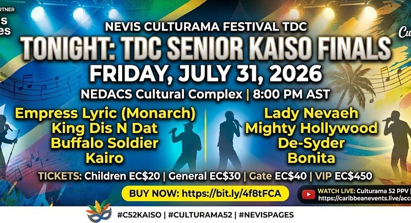 Tonight, Is the Night: Culturama 52 Hosts Highly Anticipated TDC Senior Kaiso Finals at NEDACS Cultural Complex