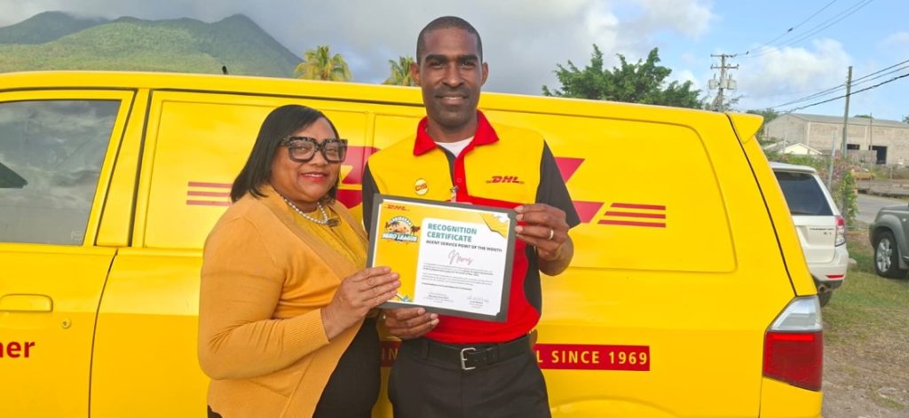 DHL Nevis Earns Caribbean Hero League Agent Service Point of the Month Award for May 2026