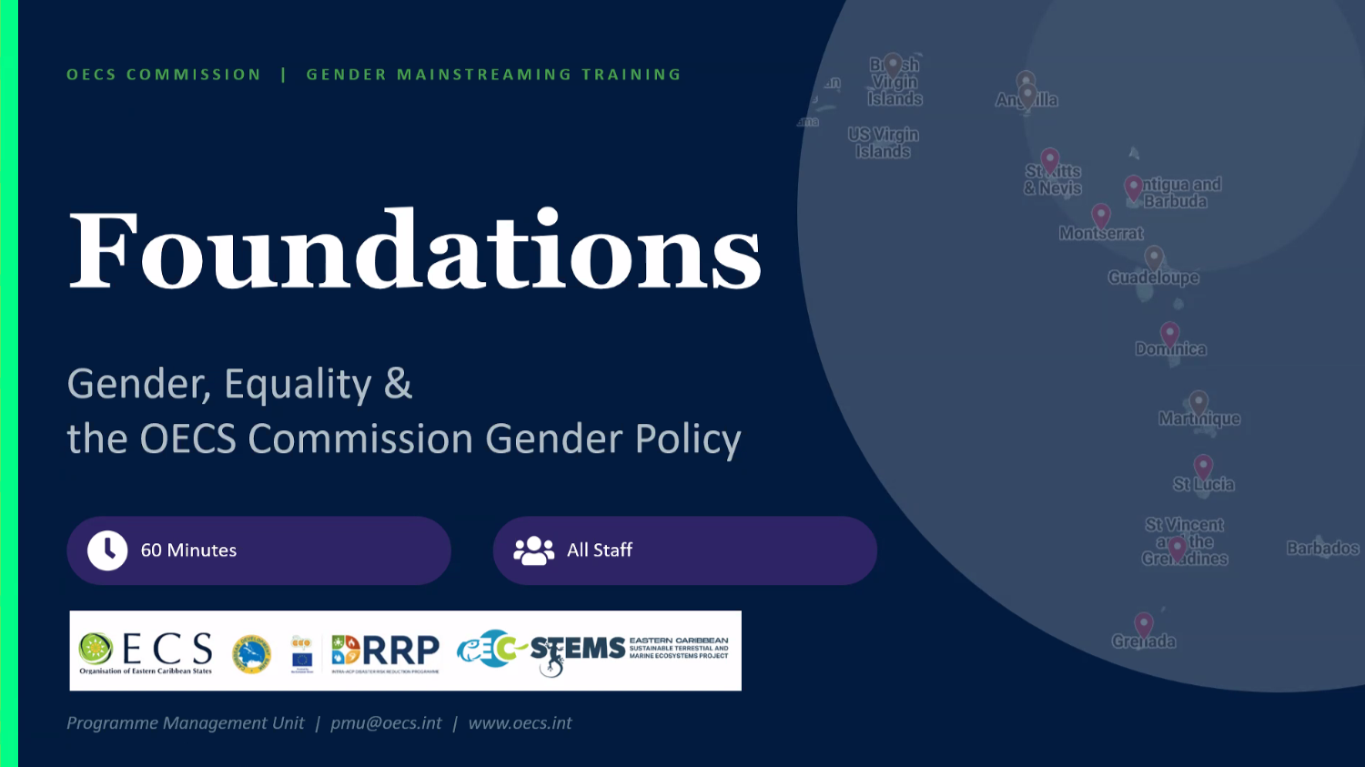 OECS Commission to Strengthen Commitment to Gender Equality through New Training Series