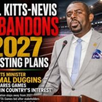 Athletics : St. Kitts-Nevis Abandons 2027 Hosting Plans as Sports Minister Samal Duggins Declares Games “Not in Country’s Interest”