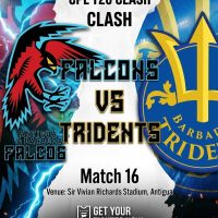 Antigua & Barbuda Falcons  to  Host Barbados  Tridents in High-Stakes CPL Clash at Sir Vivian Richards Stadium