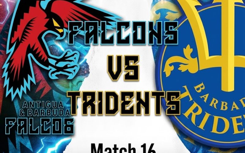 Antigua & Barbuda Falcons  to  Host Barbados  Tridents in High-Stakes CPL Clash at Sir Vivian Richards Stadium