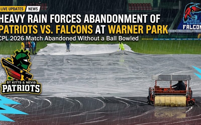 Rain Dampens CPL Hopes at Warner Park as Patriots vs. Falcons Clashing Called Off