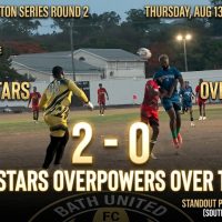 South Stars  Overpower Over The  Top with  2-0 Victory  in Blackett -Pemberton Series