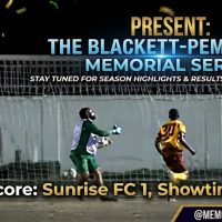 Sunrise Edges Showtime via Own Goal in Blackett-Pemberton Memorial Series