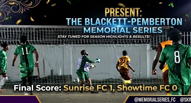 Sunrise Edges Showtime via Own Goal in Blackett-Pemberton Memorial Series