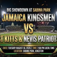 Big Showdown at Sabina Park: Jamaica Kingsmen Host St. Kitts & Nevis Patriots in High-Stakes CPL Clash