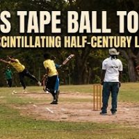 Cricket : Anand Bhim Stars with Scintillating Half-Century in Hardtimes Tape Ball Tournament