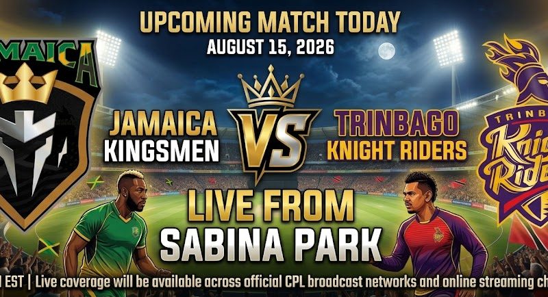 CPL :  Sabina Park Set  to  Explode  as  Jamaica  Kingsmen  Host  Trinbago  Knight Riders  Tonight