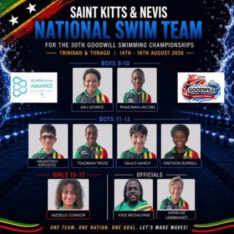 National Swim Team head to Trinidad & Tobago for the 30th Goodwill Swimming Championships