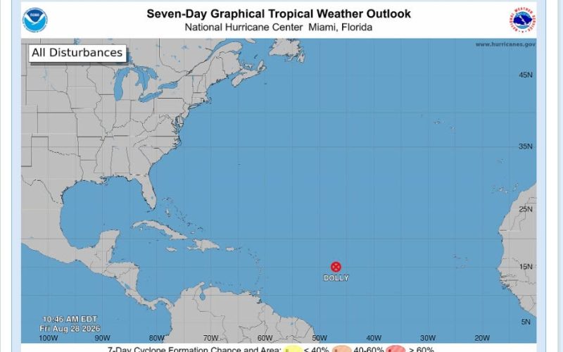 Tropical Weather Outlook / Advisory Summary Issued: Friday, August 28, 2026, at 11:00 a.m. AST