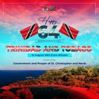 Saint Kitts and Nevis Congratulates Trinidad and Tobago on 64th Anniversary of Independence